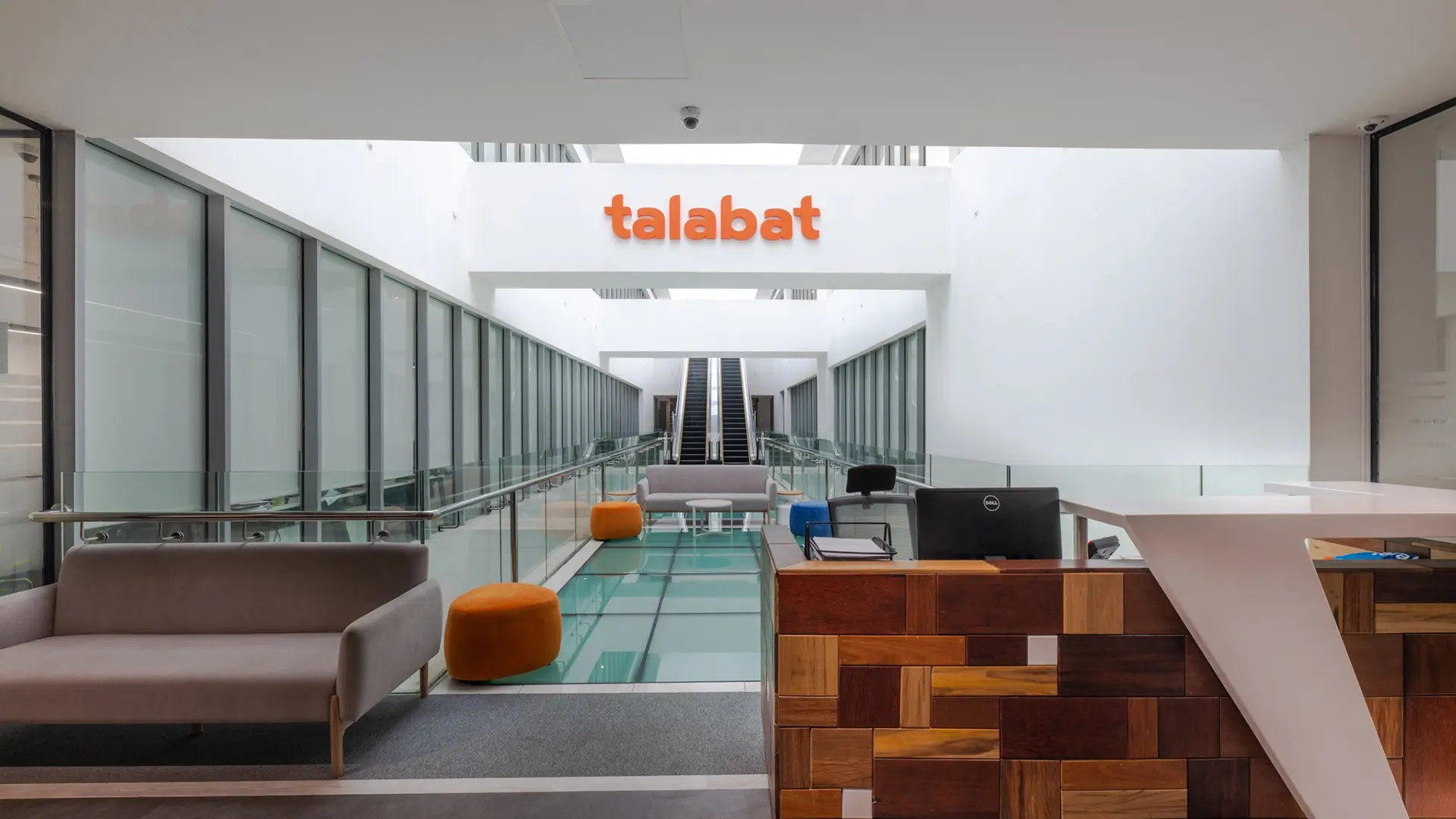 A spacious modern interiors for Talabat Office Kuwait 