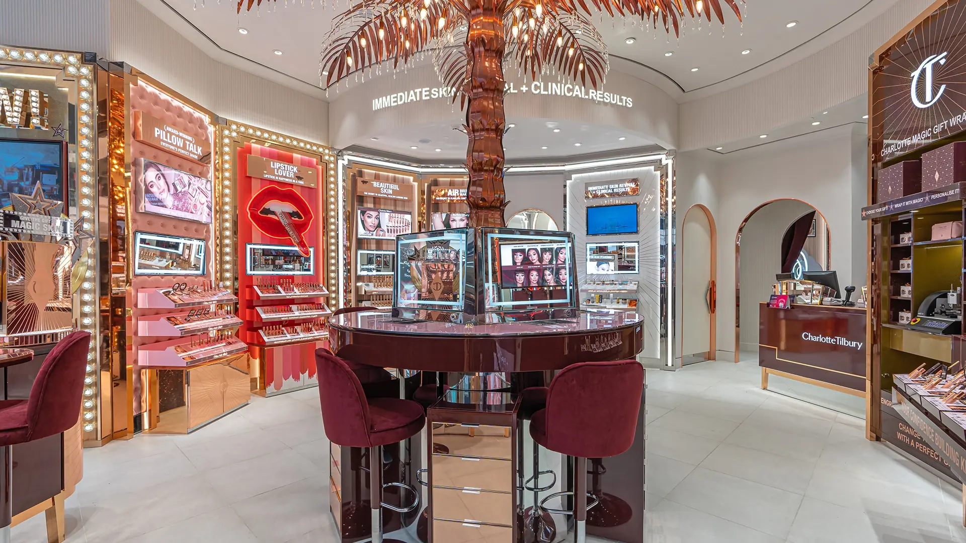 Charlotte Tilbury – Turnkey Retail Fit-out & Manufacturing